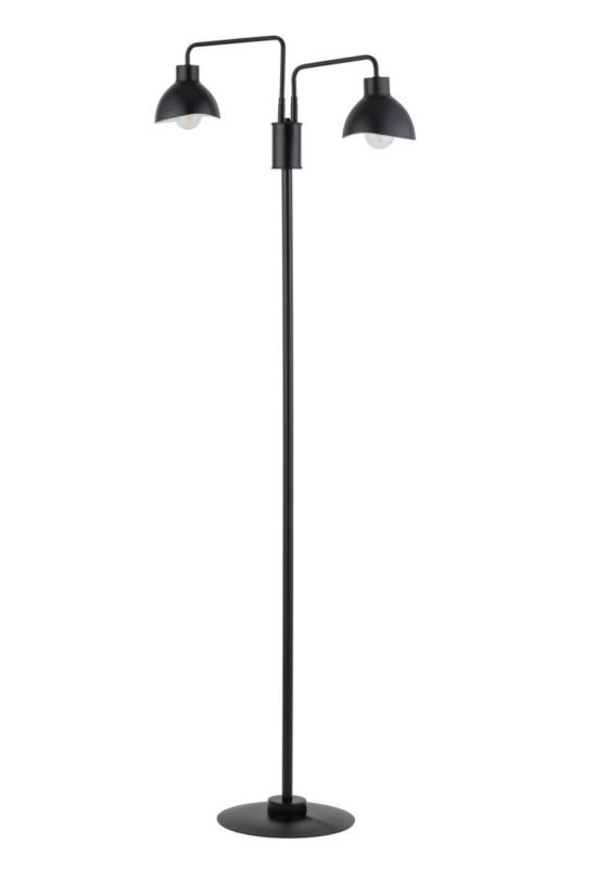 Lampa podłogowa stojąca Sigma Lighting Holi czarno-biała nowoczesna 2 x E27 x 20W wym: 162 x 72 x 30 cm - 1 szt.