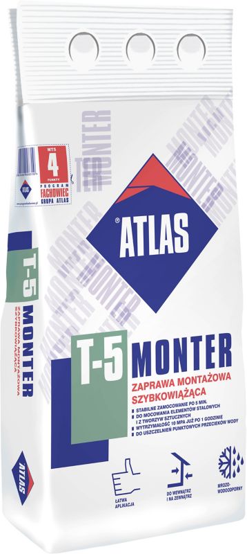 Zaprawa montażowa T-5 Atlas 5 kg
