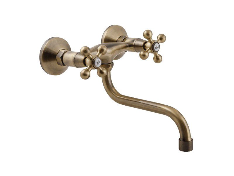 Bateria zlewozmywakowa Kuchinox Ścienna Stilo Retro mosiądz antyczny 1 szt.