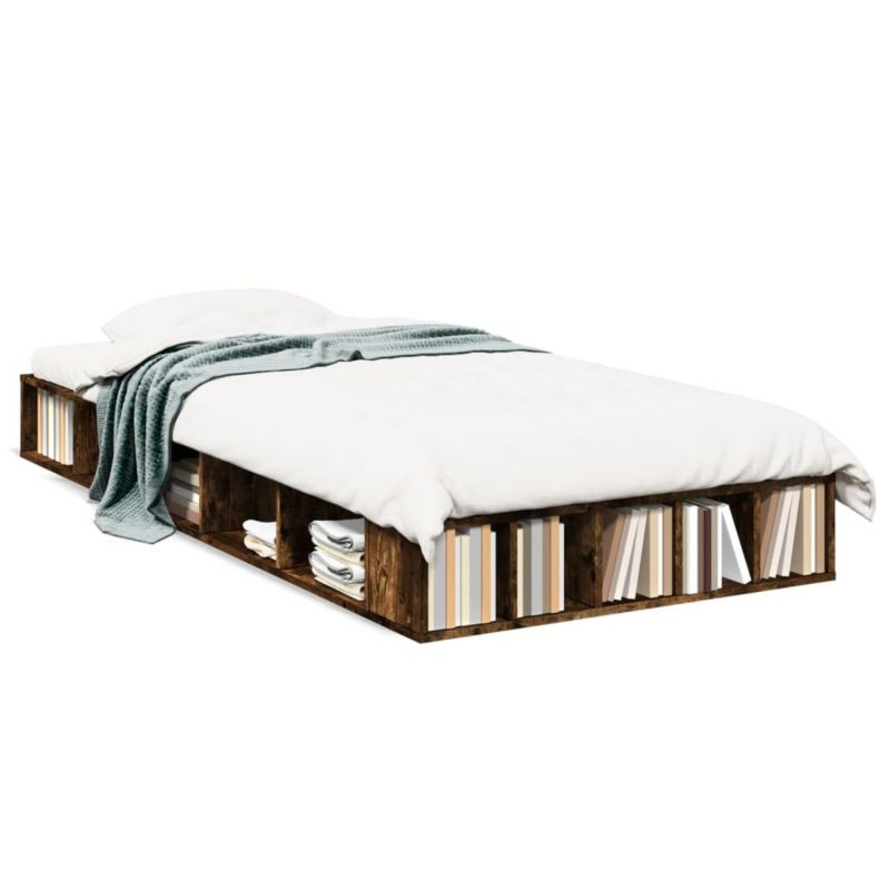 Łóżko drewniane WaszeMeble 75x190 cm brązowe WM-3280535 1 szt.