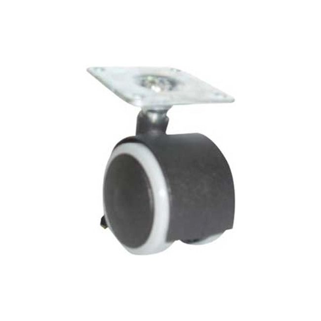 Kółko meblowe Guitel śr. 40 mm / 25 kg płyta obrotowa szary