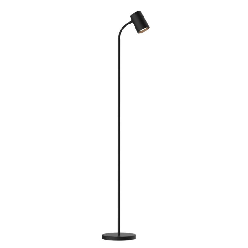 Lampa podłogowa stojąca Polux Felix czarna nowoczesna 1 x GU10 x 10W wym: 138 x 22 x 22 cm - 1 szt.