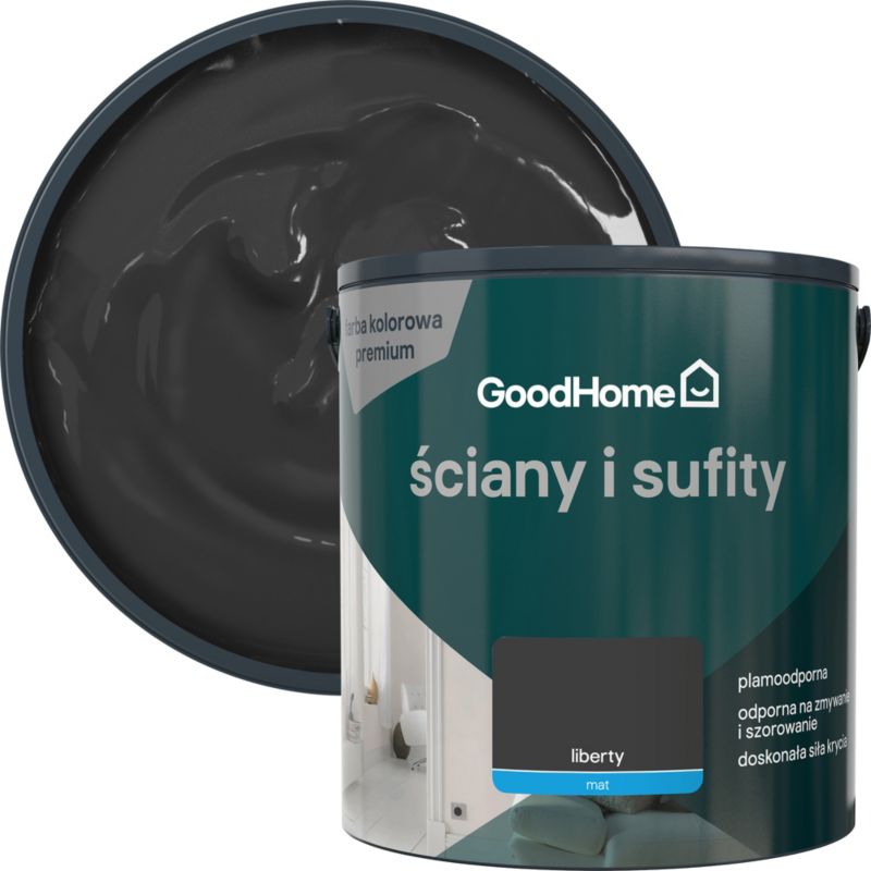 Farba plamoodporna GoodHome Premium Ściany i Sufity liberty 5 l