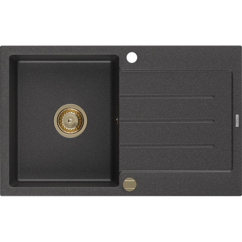 Zlewozmywak wpuszczany Mexen Bruno 1-komorowy beżowy 795x495 mm - 6513791010-69-G 1 szt.