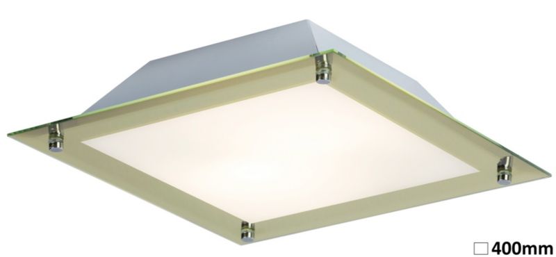 Plafon Rabalux Lars złoty LED 18W 3000K 1440lm IP20 wym: 8 x 40 x 40 cm szkło - 1 szt.
