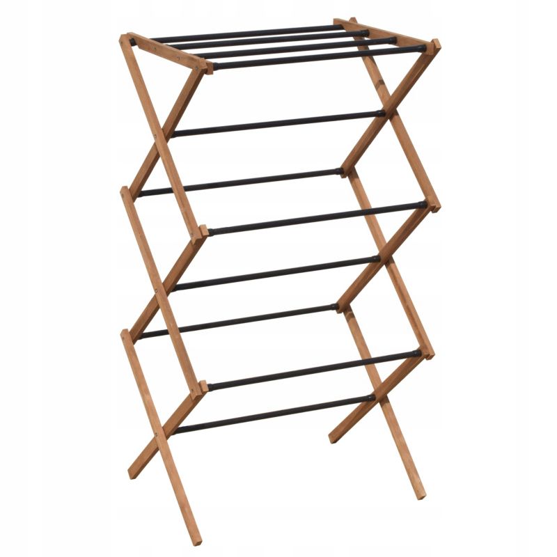 Suszarka Na Pranie KADAX Stojąca Ubrań Bieliznę Składana Pionowa Drewniana 1szt.