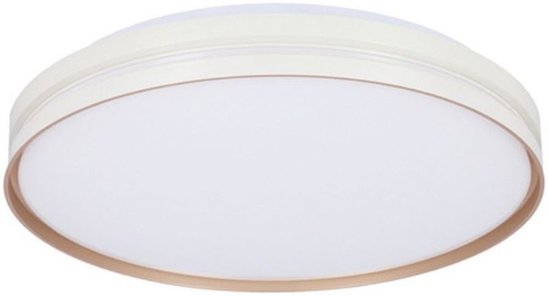 Plafon LED Candellux Montana 24W 4000K IP20 biały/złoty stal akrylowa 1 szt.