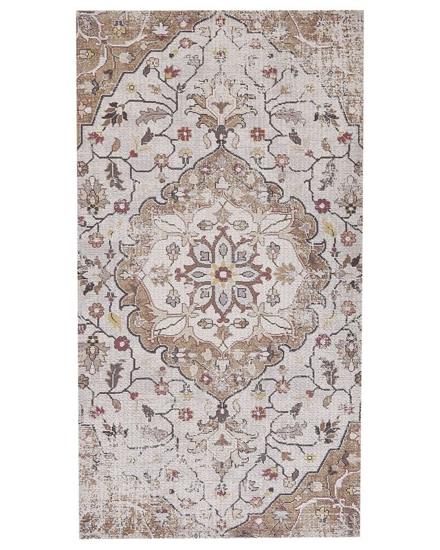 Dywan 80 x 150 cm beżowo-brązowy Kattakkada 1 szt.