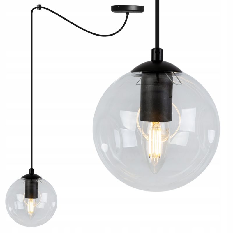 Lampa sufitowa wisząca Light Home LH Spider Rio 1x E27 60W bezbarwny 1szt.