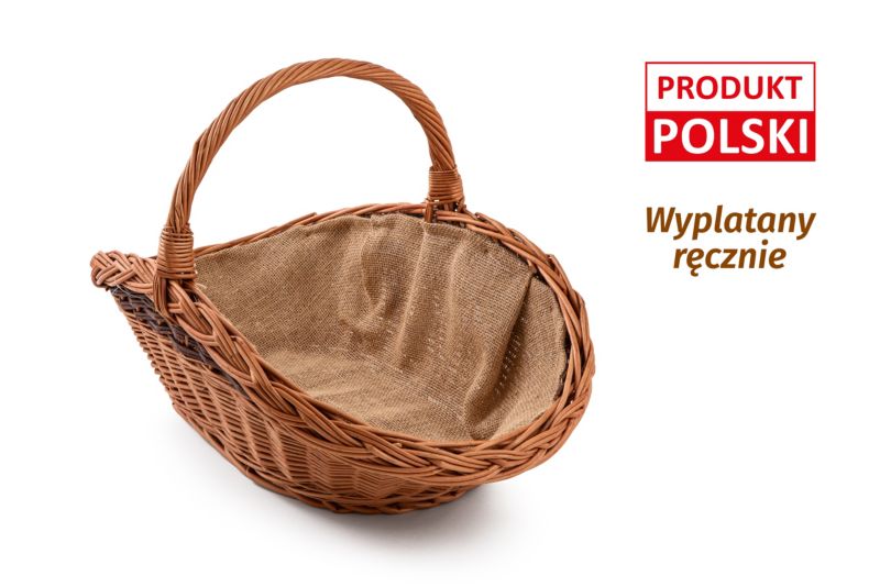 Kosz na drewno Nicea wiklinowy
