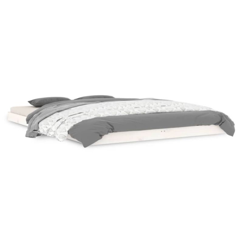 Łóżko drewniane WaszeMeble 140x200 cm biała WM-823445 1 szt.