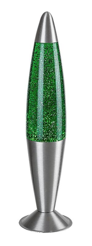 Lampa stołowa Rabalux Glitter2 zielono-srebrna LED 25W 3000K 29lm lawa IP20 wym: 40 x 7.5 x 7.5 cm metal - 1 szt.