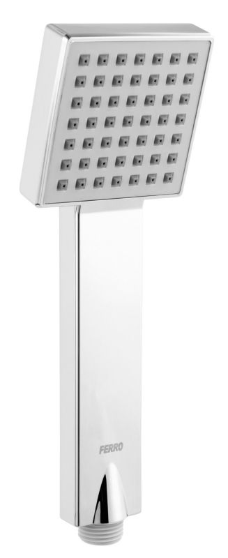 Słuchawka prysznicowa Ferro Squerto chrom Easy Clean, deszcz 75x75 mm 1 szt.