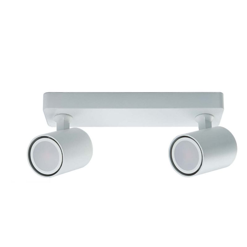 Kinkiet ścienny Light Prestige Snow biały 2 x GU10 x 50W IP20 wym: 10,5 x 25 x 6 cm - 1 szt.