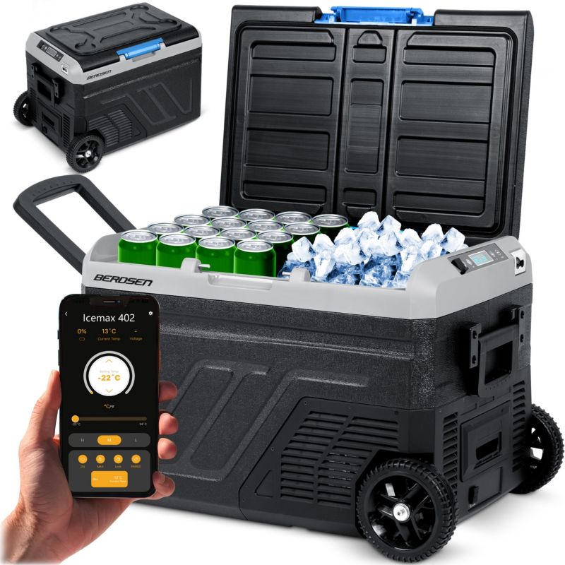 Lodówka turystyczna Berdsen kompresorowa samochodowa zamrażarka 12V 100-240V 40l 1 szt.