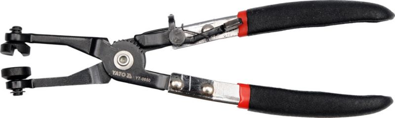 Szczypce proste Yato do opasek rozprężnych