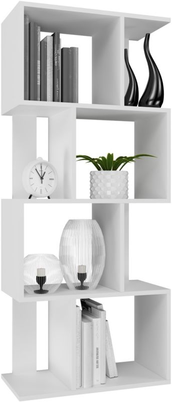 Regał Otwarty Topeshop Fiesta 4P Biały Stojący Półki 30x60x140 cm 1 szt.