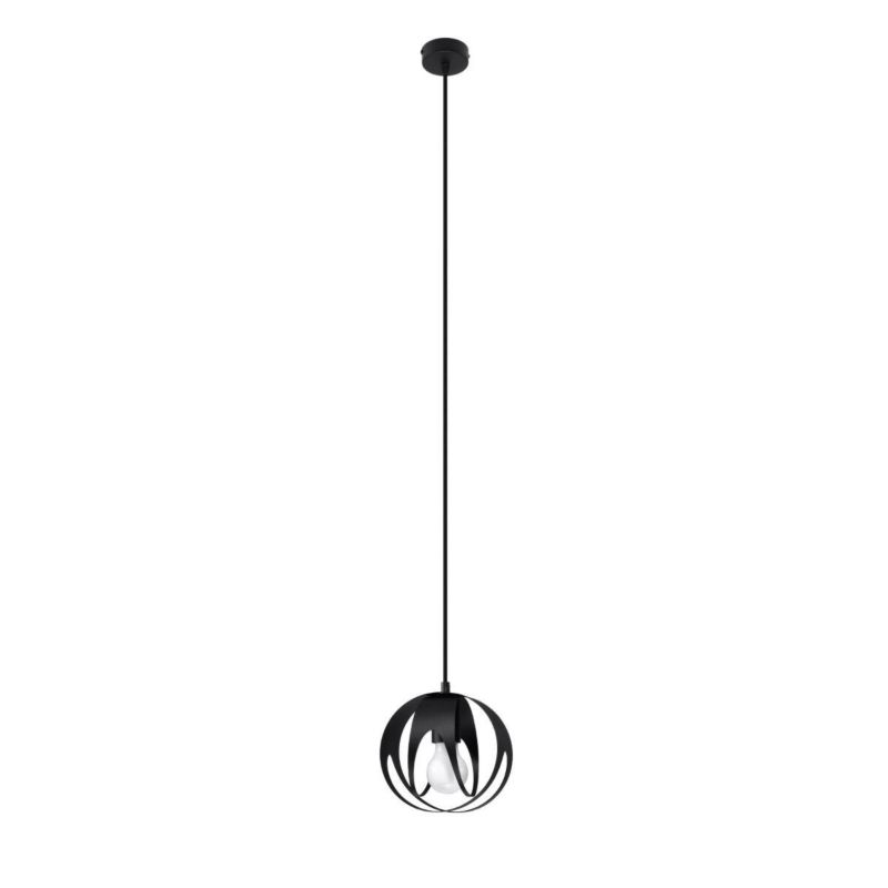 Lampa wisząca Sollux Lighting Tulos 5362 czarna szerokość 16 cm 1xE27 x 1 szt.