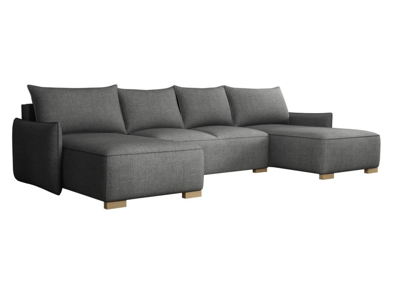 Narożnik z funkcją spania MIRJAN 24 Focus U ciemnoszary 1 szt.