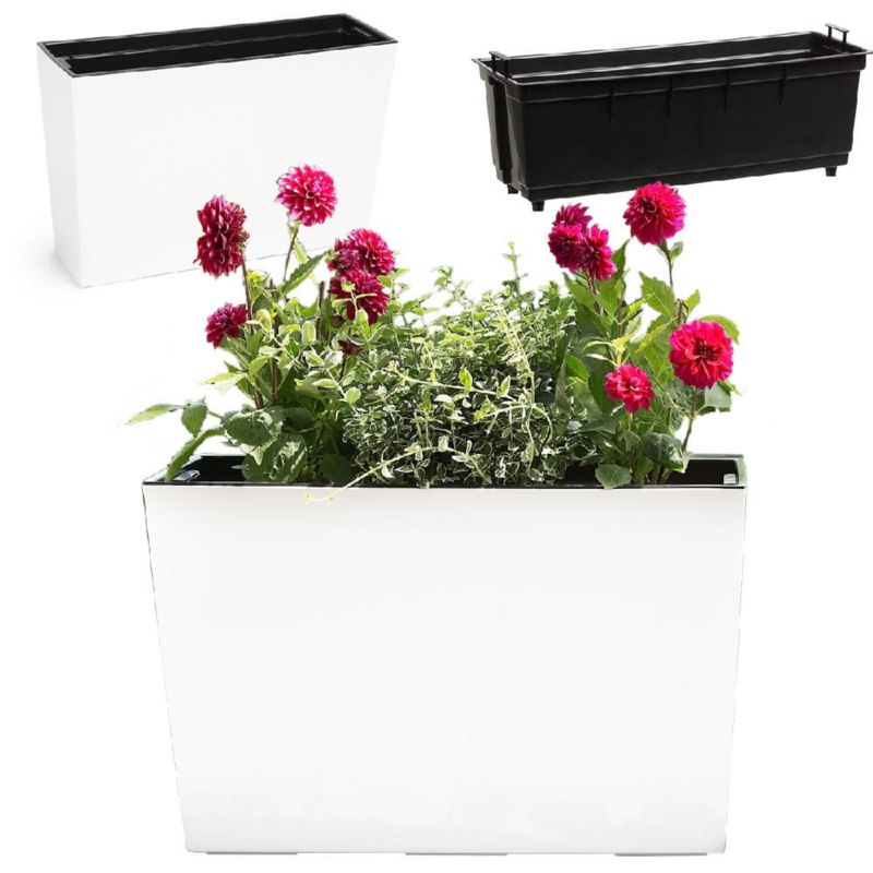 Kwietnik WERBENA 190x560 - biały LA564-05 Lamela