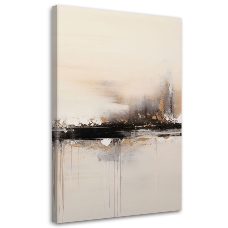 Obraz na płótnie Feeby Beżowa Abstrakcja 40x60cm 1szt