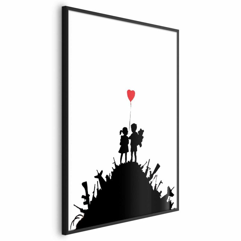 Plakat Artgeist Pole bitwy 21x30 cm z ramą czarną 1 szt