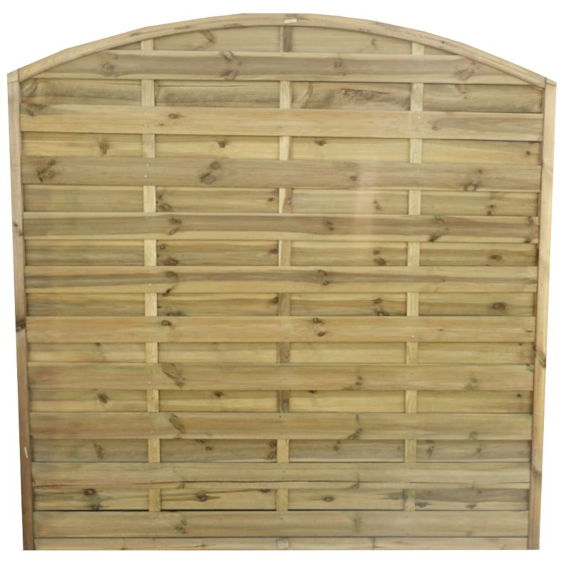 Płot lamelowy łuk Roma 180x180/160 cm 1szt.