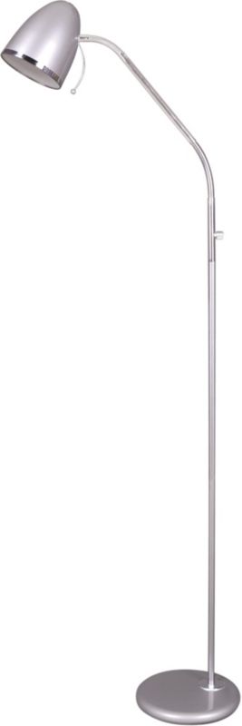 Lampa podłogowa stojąca Kaja Kajtek srebrna 1 x E27 x 40W wym: 135 x 45 x 20 cm - 1 szt.