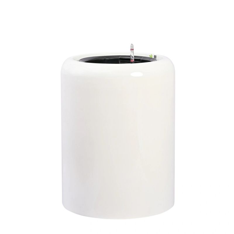 Doniczka Lechuza Z Włókna Szklanego Na Taras Do Domu AMBIENTE 60 biały Połysk 1 szt