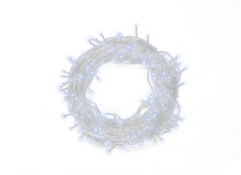 Lampki 140 LED Bulinex 4,95 m zimne białe / przezroczyste