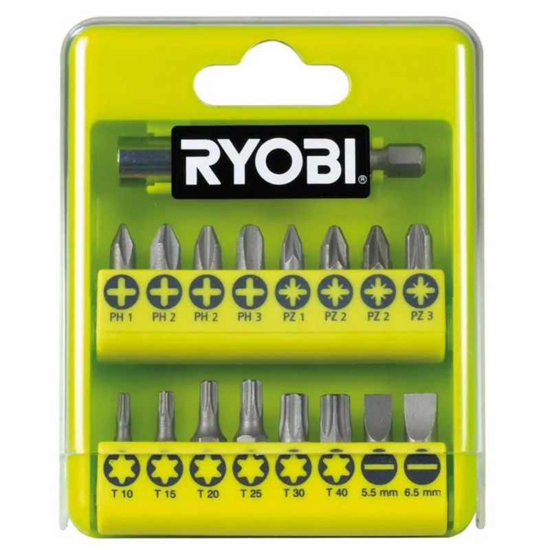 Zestaw Bitów RYOBI 17 Elementów 1szt.