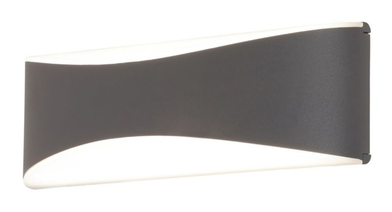 Kinkiet ścienny zewnętrzny Rabalux Birmingham antracyt LED 7W 4000K 796lm IP65 wym: 7,2 x 23 x 5 cm aluminium - 1 szt.