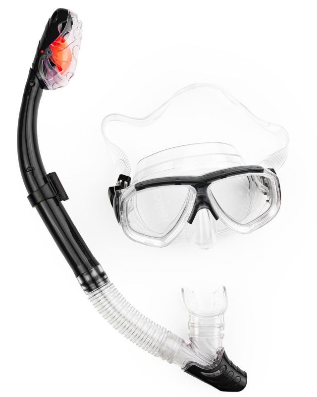 Maska z rurką Be-active.pl do nurkowania czarna dla dzieci 1 zestaw