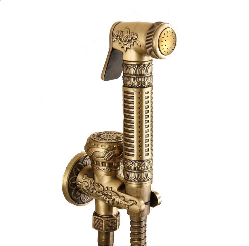 Bateria bidetowa Lauferi DELIA mosiężna szczotkowany mosiądz retro 1 szt.