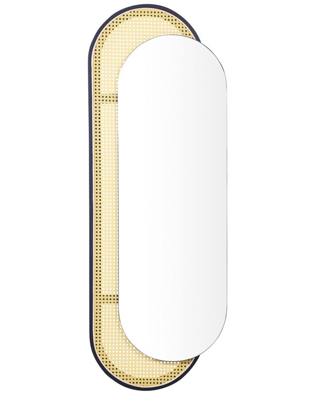 Lustro ścienne Creil 51 cm 143 cm Rattan Naturalny 1 szt.