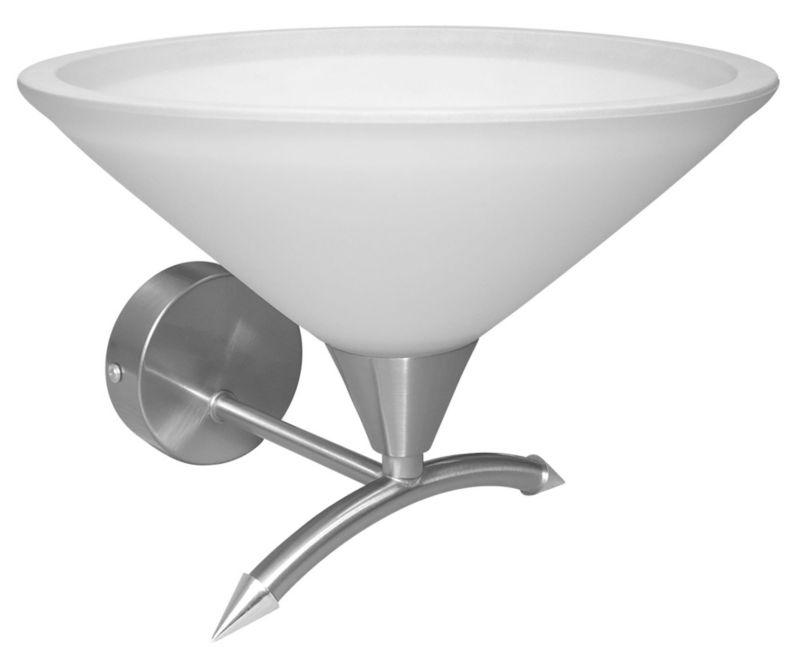 Kinkiet ścienny Candellux Helia srebrno-biały 1 x E27 x 60W IP20 wym: 17 x 22 x 24 cm - 1 szt.