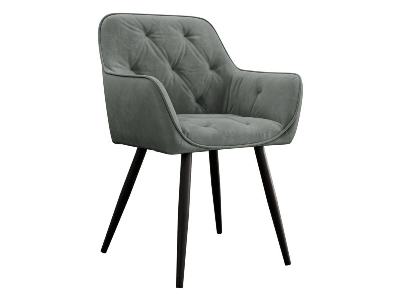 Krzesło MIRJAN 24 tapicerowane Nevada platynowy szary 1 szt.