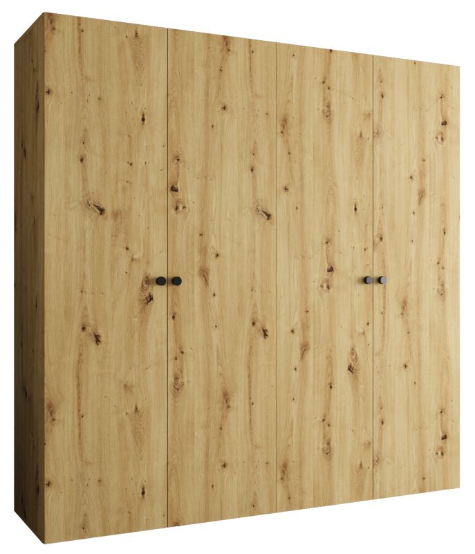 Szafa uchylna Abiks PARMA 1 200 wys. 202 cm Artisan + u. Czarny 1 szt