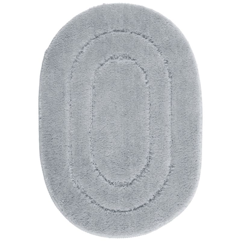 Dywanik łazienkowy e-floor 40x60 cm Soft owalny szary 1 szt