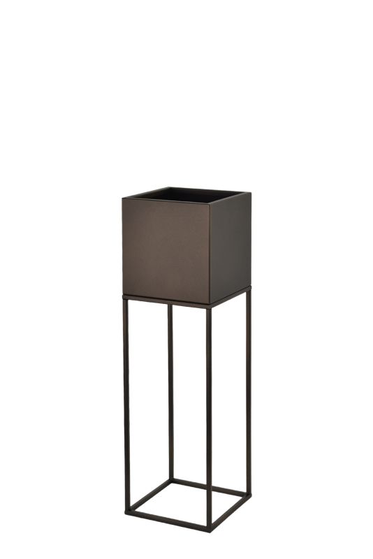 Osłonka na donicę Your Loft Design Patinated Copper 19x19x67 Lorient M 1szt.