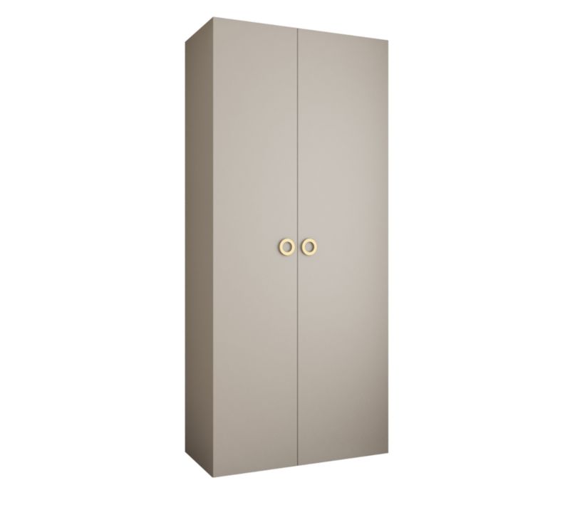 Szafa dwudrzwiowa wysoka 50 Abiks Como 1 110 kaszmir+złoty 1 szt.