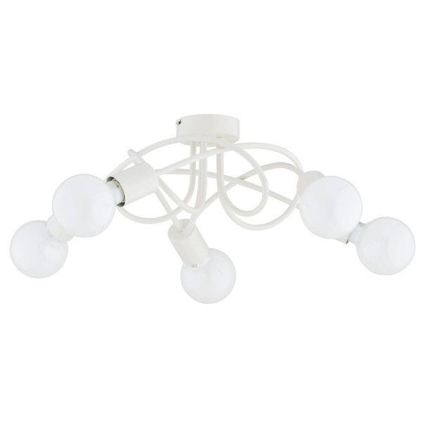 Lampa sufitowa wisząca Alfa Boston 2400 ecru industrialna 5xE27 x 15W 1 szt.