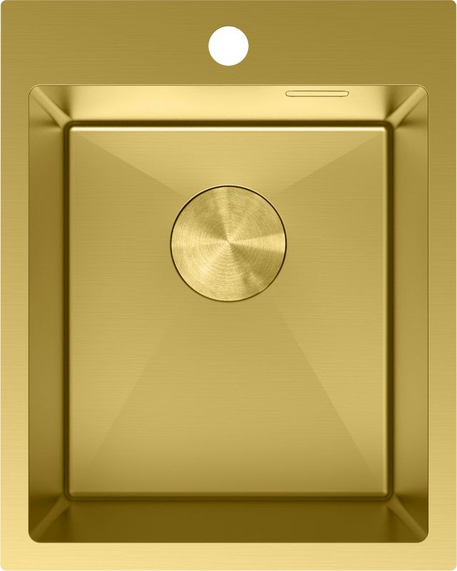 Zlewozmywak wpuszczany Mexen Solix złoty 400x500 mm 1-komorowy 1 szt.
