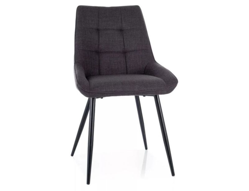 Krzesło Signal tapicerowane KLIF BJORN ciemnoszare 1 szt