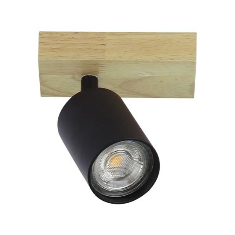 Lampa punktowa spot, DPM, 1 x GU10, czarna, 1szt