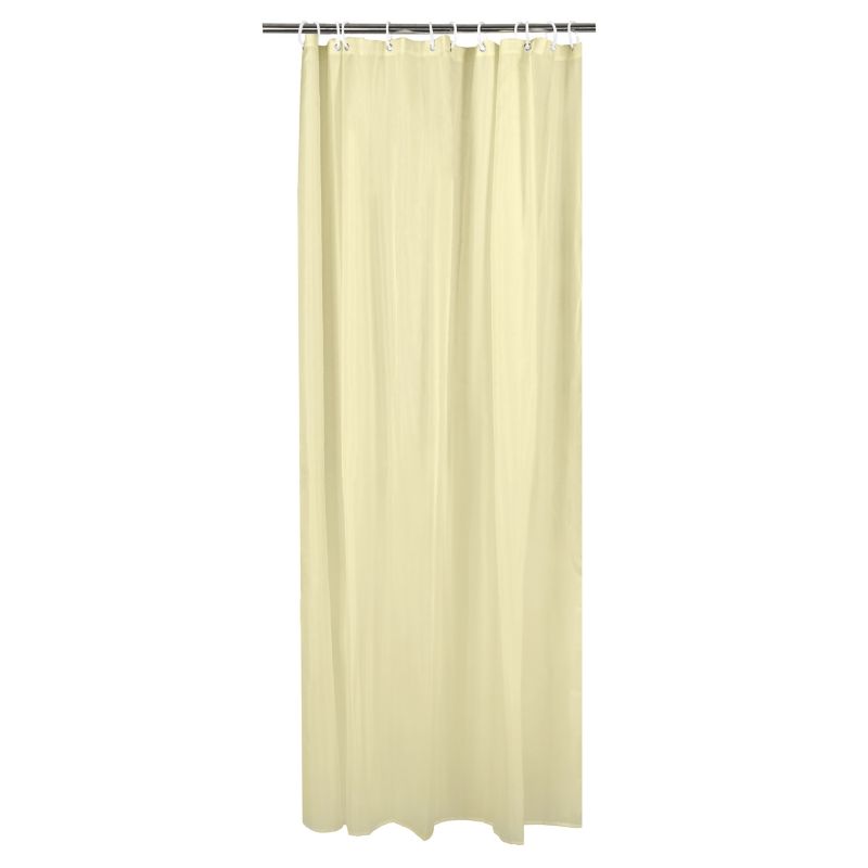 Zasłona prysznicowa Rodeno 180x200 cm beżowa poliester 1 szt.