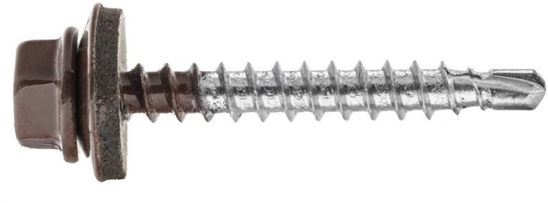 Wkręty samowiercące Rawlplug 4,8 x 35 mm brązowe 150 szt.