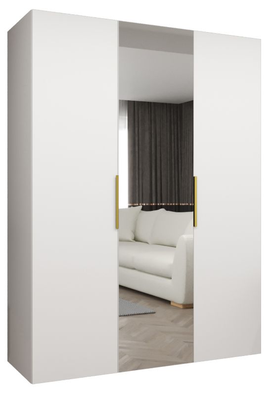 Szafa uchylna Abiks MARBELLA 2 150 wys 202 cm Biały + Złoty 1 szt