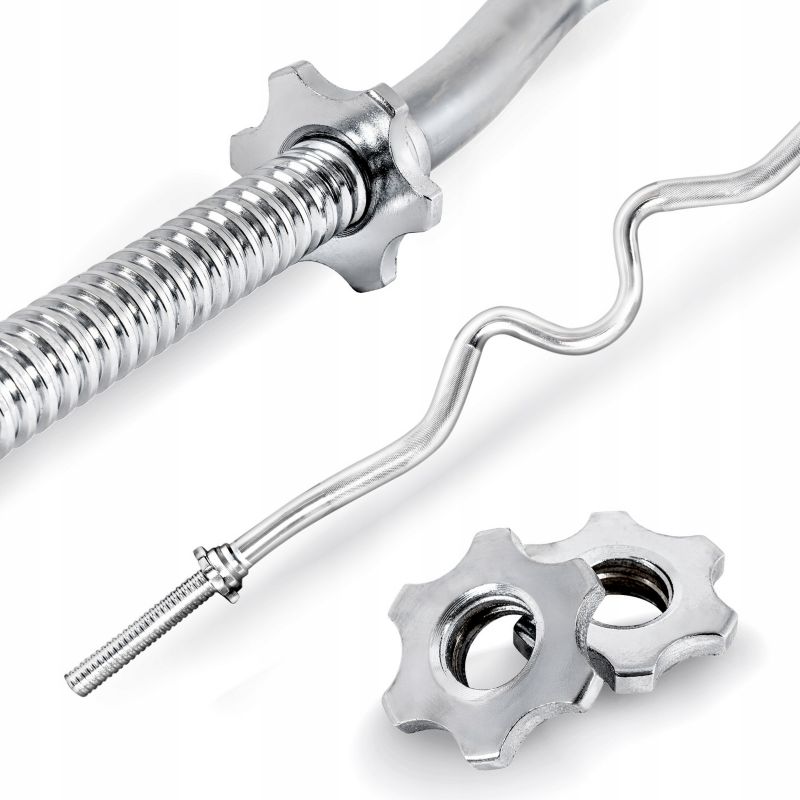 Gryf mocno łamany śrubowy THUNDER HBG-SC-120/30 120cm 30mm stal chromowana 1szt.