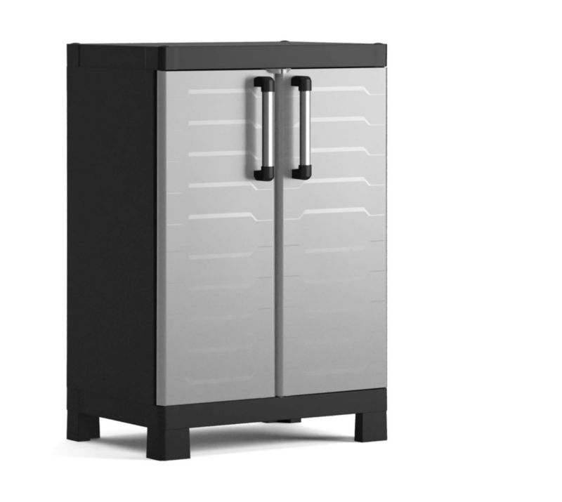 Niska szafa z tworzywa Keter Detroit do piwnicy, pralni na balkon 1 szt.